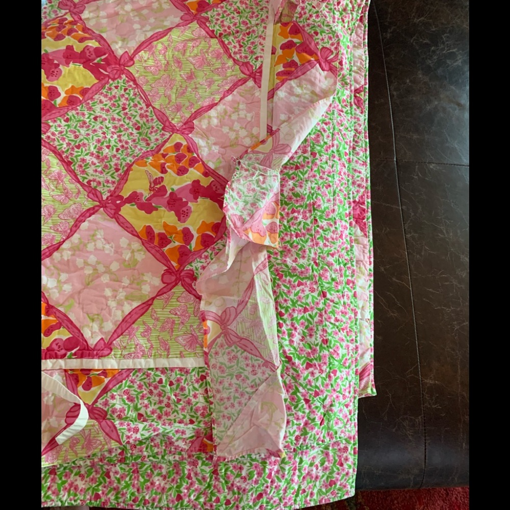Lilly Pulitzer twin quilt